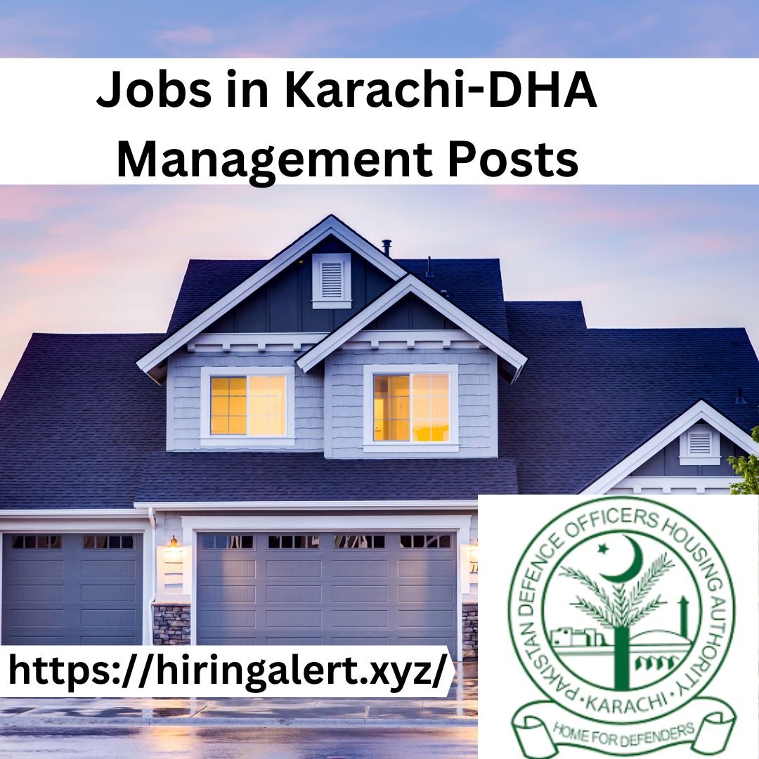 Jobs in Karachi-DHA Management Posts