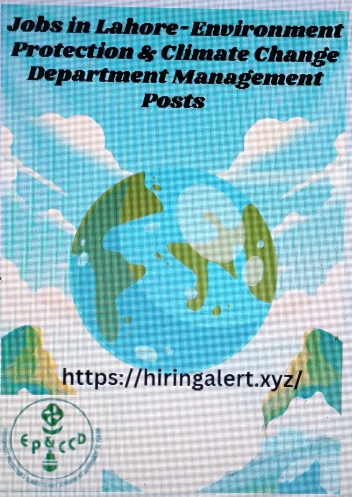 Jobs in Lahore-Environment Protection & Climate Change Department Management Posts 