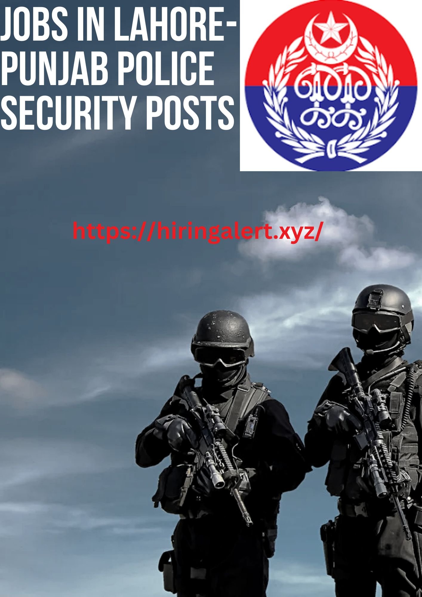 Jobs in Lahore-Punjab Police Security Posts