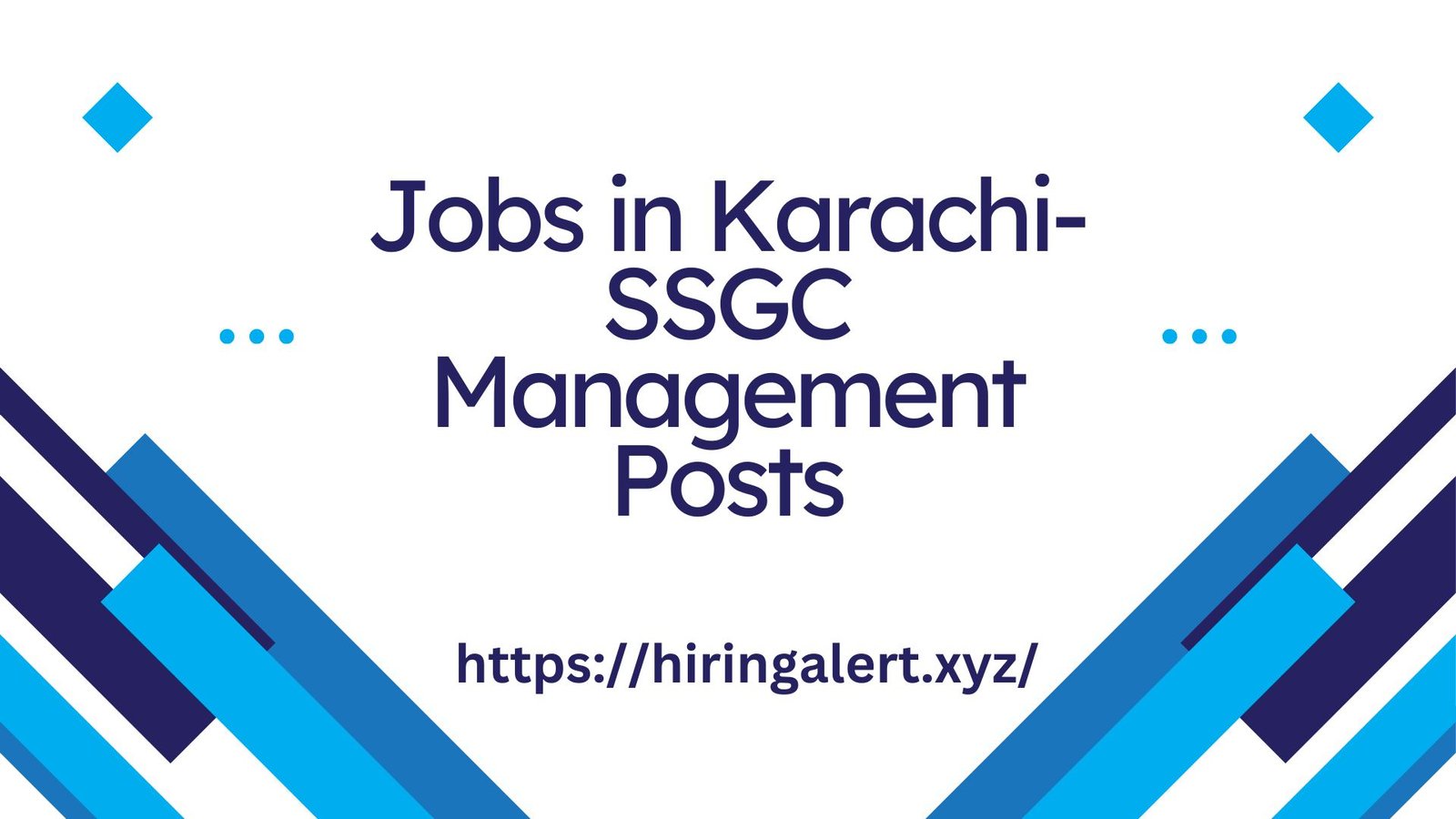 Jobs in Karachi-SSGC Management Posts